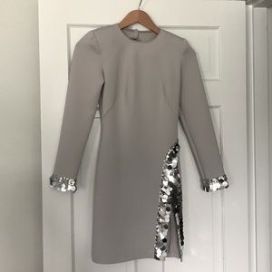 Tadashi Shoji Long Sleeve Mini Dress
